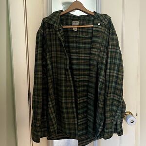 LLBean Men’s Flannel, Size XXXL (slightly fitted)